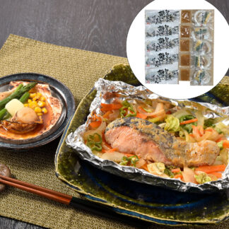 北海道産 鮭のちゃんちゃん焼き＆帆立バター焼きセット Cセット