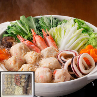 北海道海鮮つみれ鍋セットB 4種つみれと海老いか帆立入り