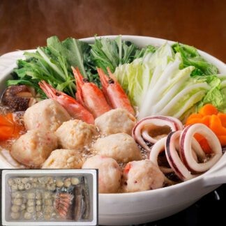 北海道海鮮つみれ鍋セットF 4種つみれと海老いか帆立入り