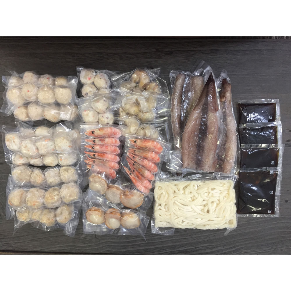 北海道海鮮つみれ鍋セットG | 4種のつみれ、海老、帆立、いか - 画像 (2)