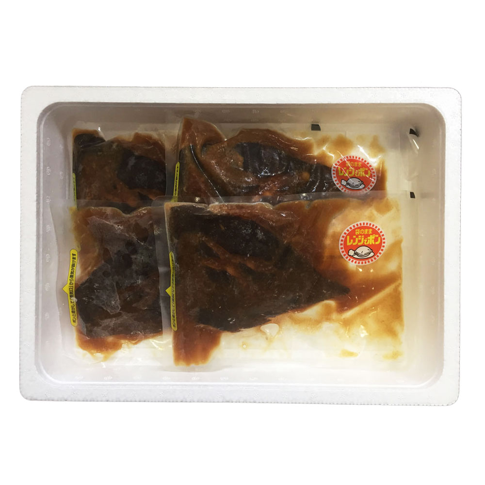 小樽産 浅羽かれいの煮つけ Aセット 130g×4個 レンジで簡単 - 画像 (4)