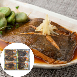 小樽産 浅羽かれいの煮つけ 130g×6個 レンジで簡単 北海道グルメ