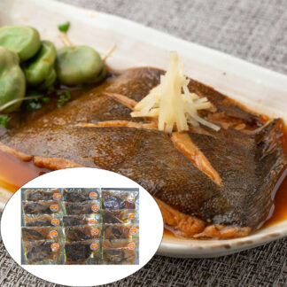 小樽産 浅羽かれいの煮つけ 130g×14個 レンジで簡単 魚介 惣菜