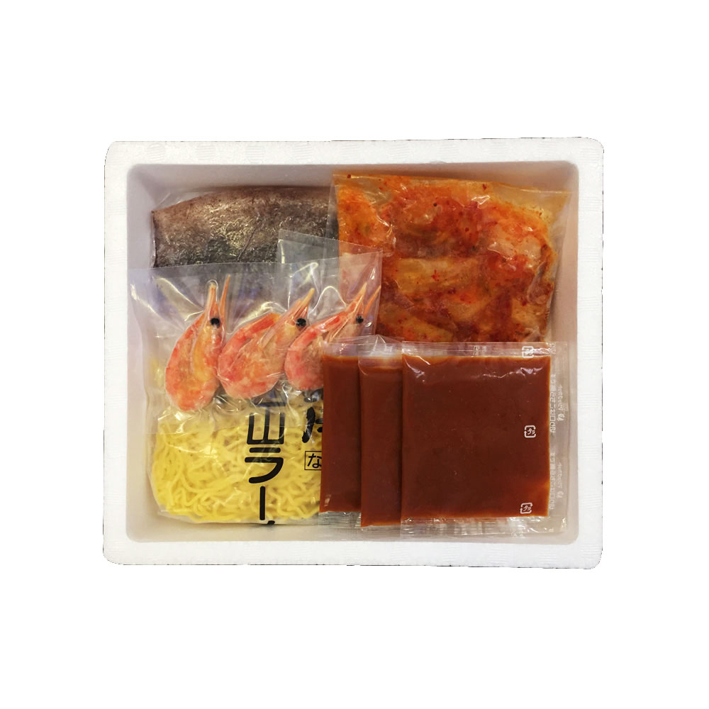 北海道海鮮キムチ鍋Aセット|ボイル海老・帆立・いか入り - 画像 (3)