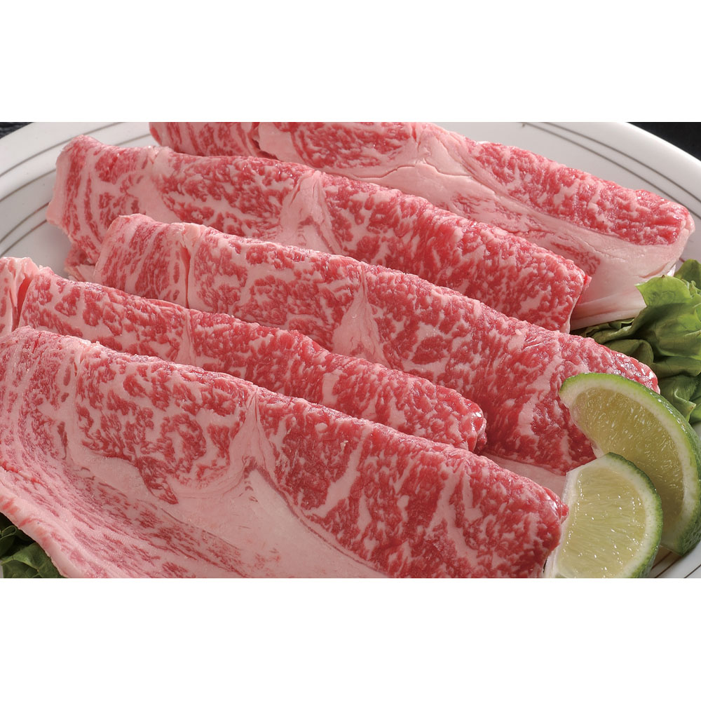 北海道平取産 黒毛和牛 サーロイン スライス しゃぶしゃぶ すき焼き ギフト - 画像 (2)