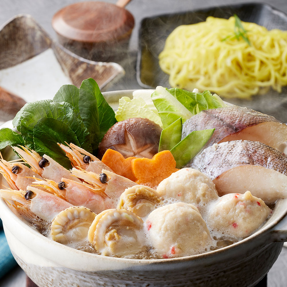 海鮮ちゃんこ鍋セット 1~2人前×2 北海道産 個食 ギフト - 画像 (4)