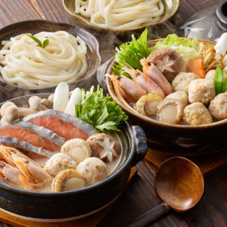 石狩鍋＆海鮮つみれ鍋 食べ比べセット 北海道 郷土料理
