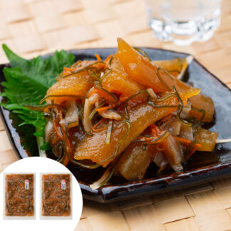 お徳用 北海道苫前 岡田商店 数の子松前漬け 1kg (500g×2)