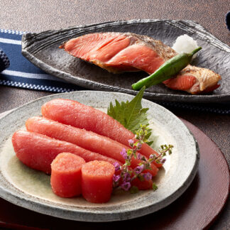 無着色辛子明太子&紅鮭セット 北海道グルメ ギフト