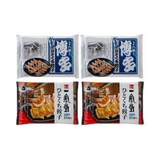 一風堂&八助監修 ひとくち餃子セット 博多名物 冷凍餃子