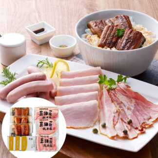 うなぎ蒲焼＆三田屋総本家ハム詰合せ ギフト