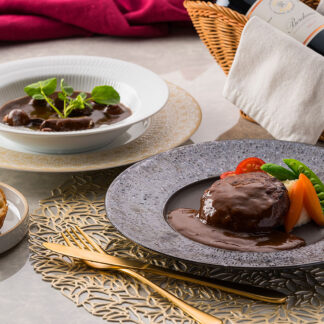 飯塚隆太監修 デミグラスハンバーグ＆ビーフシチューギフト 東京 レストラン リューズ