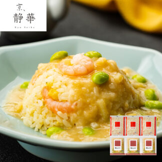 京、静華 監修 直火炒めえび炒飯と蟹あんかけ丼セット
