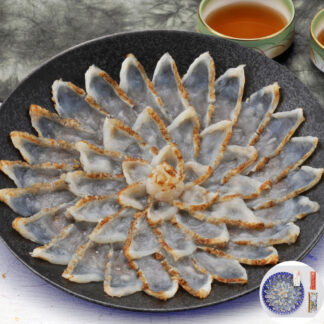 萩産 天然まふく炙り刺身とポン酢セット 80g | ふく太郎本部