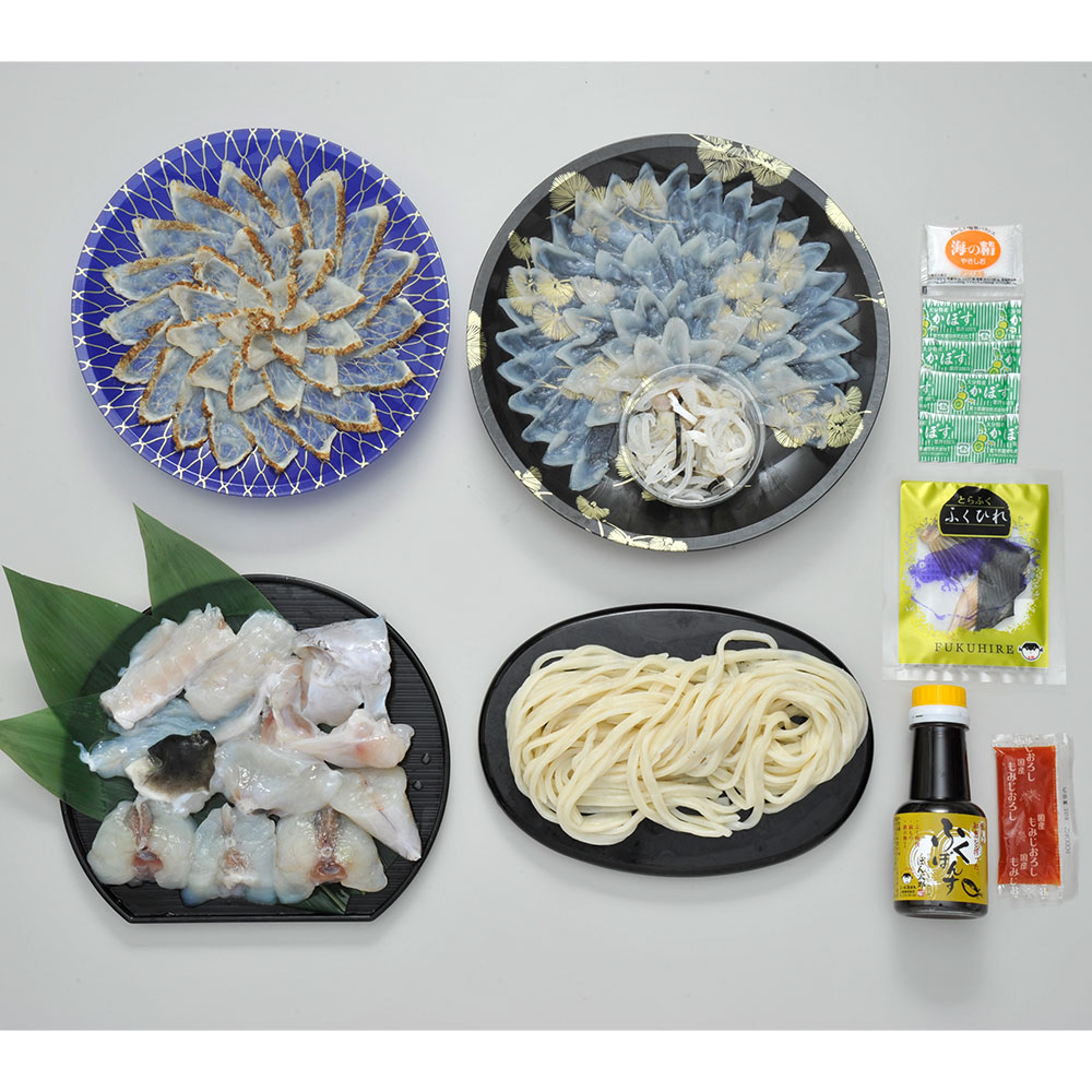 ふく太郎本部 ふく料理ホームコース 3人前 とらふく刺身と炙り刺身 - 画像 (2)