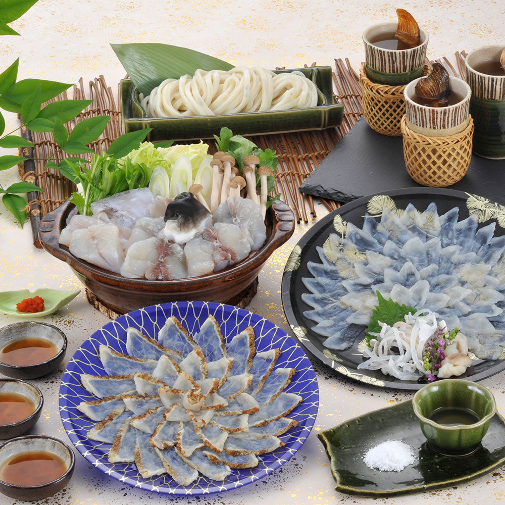 ふく太郎本部 ふく料理ホームコース 3人前 とらふく刺身と炙り刺身 - 画像 (3)