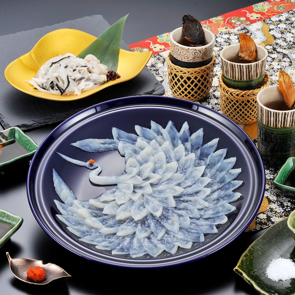 とらふぐ刺身 慶祝鶴(R) 4人前 国産とらふぐ使用 ふく太郎 - 画像 (3)