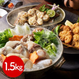 国産ふぐ1.5kg！ふく太郎本部のまふくぶつ切り身セット【送料無料】