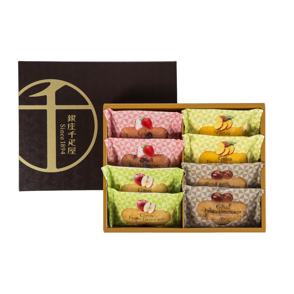 銀座千疋屋 銀座フルーツフィナンシェ 8個入り 個包装 焼菓子 ギフト - 画像 (3)
