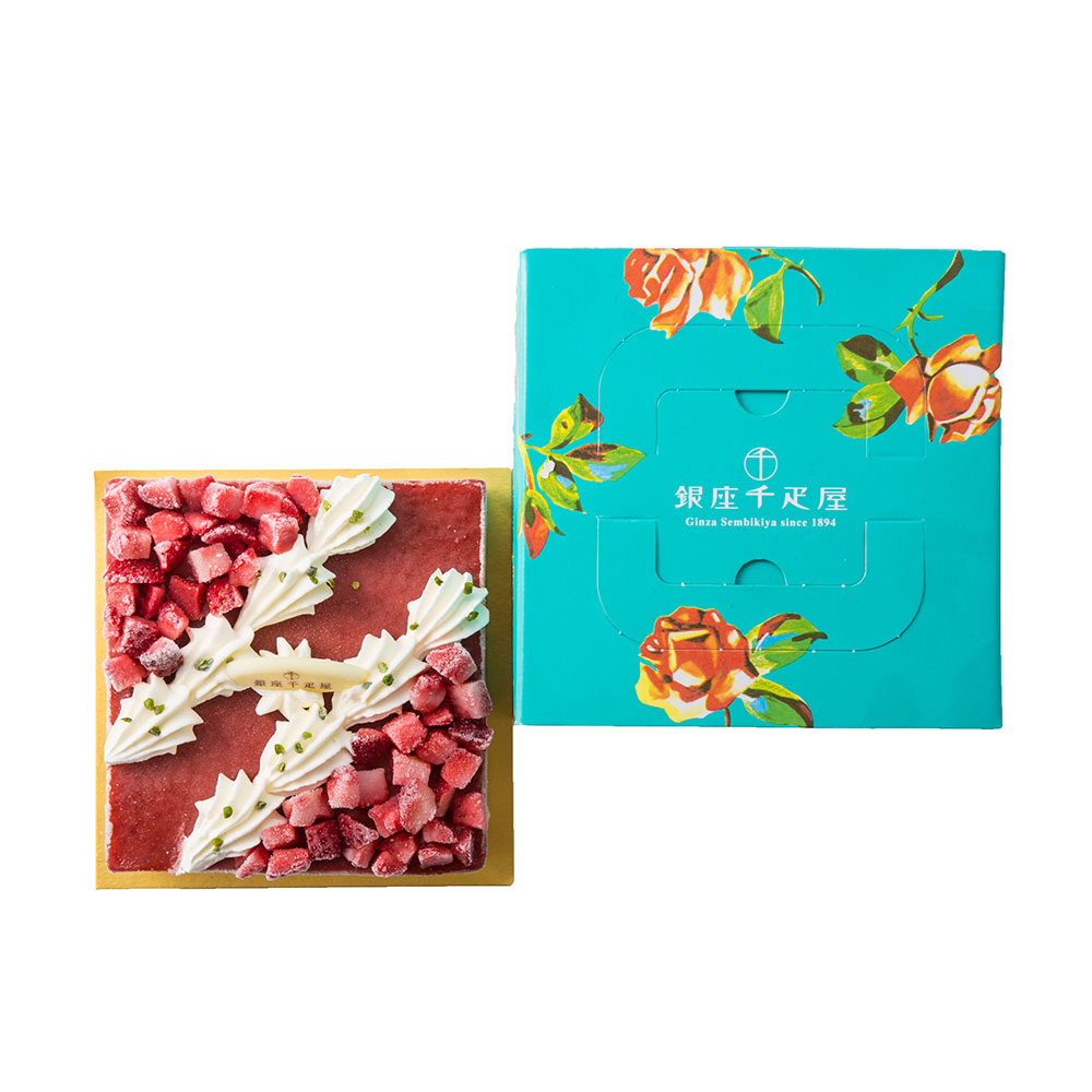 銀座千疋屋 ストロベリーアイスケーキ いちご アイスケーキ ギフト - 画像 (2)