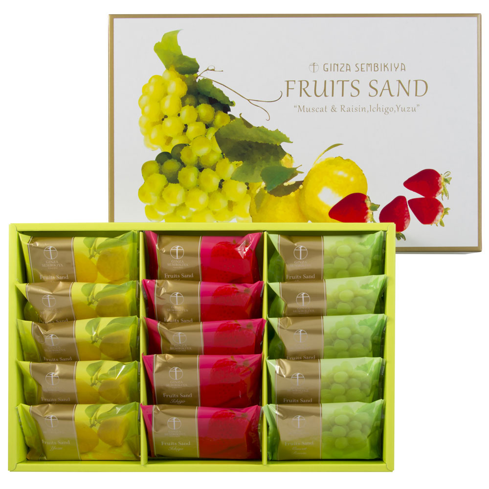 銀座千疋屋 フルーツサンド 3種詰合せ 15個入 ギフト スイーツ プレゼント - 画像 (4)