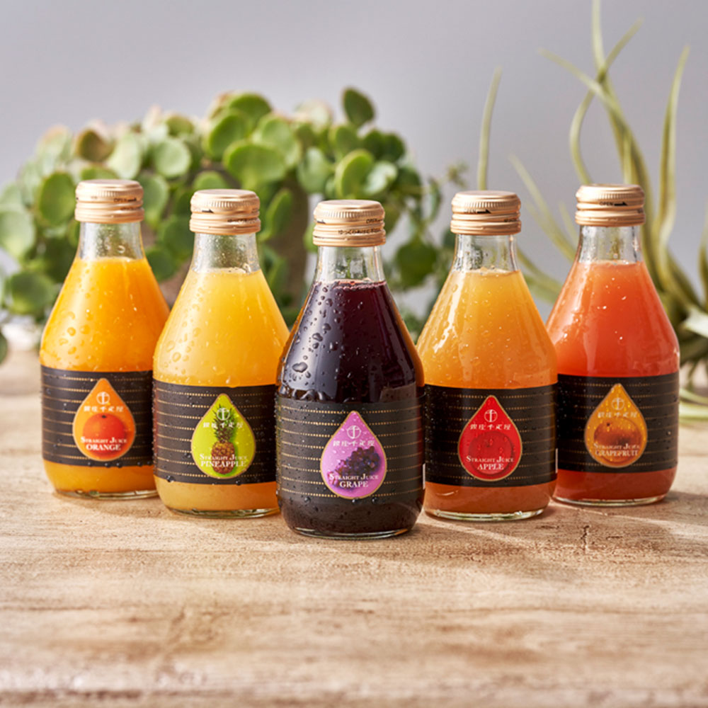 銀座千疋屋 ストレートジュース5本 ギフト 180ml×5 常温便 - 画像 (3)