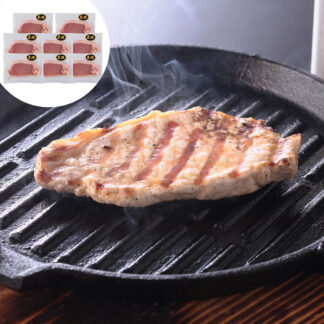 鹿児島県産 黒豚 ロースステーキ 60g×8個 冷凍 個包装