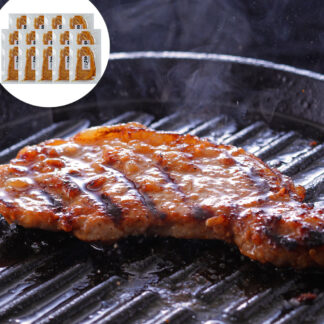 鹿児島県産黒豚ロース味噌漬(個包装)110g×14枚セット 冷凍