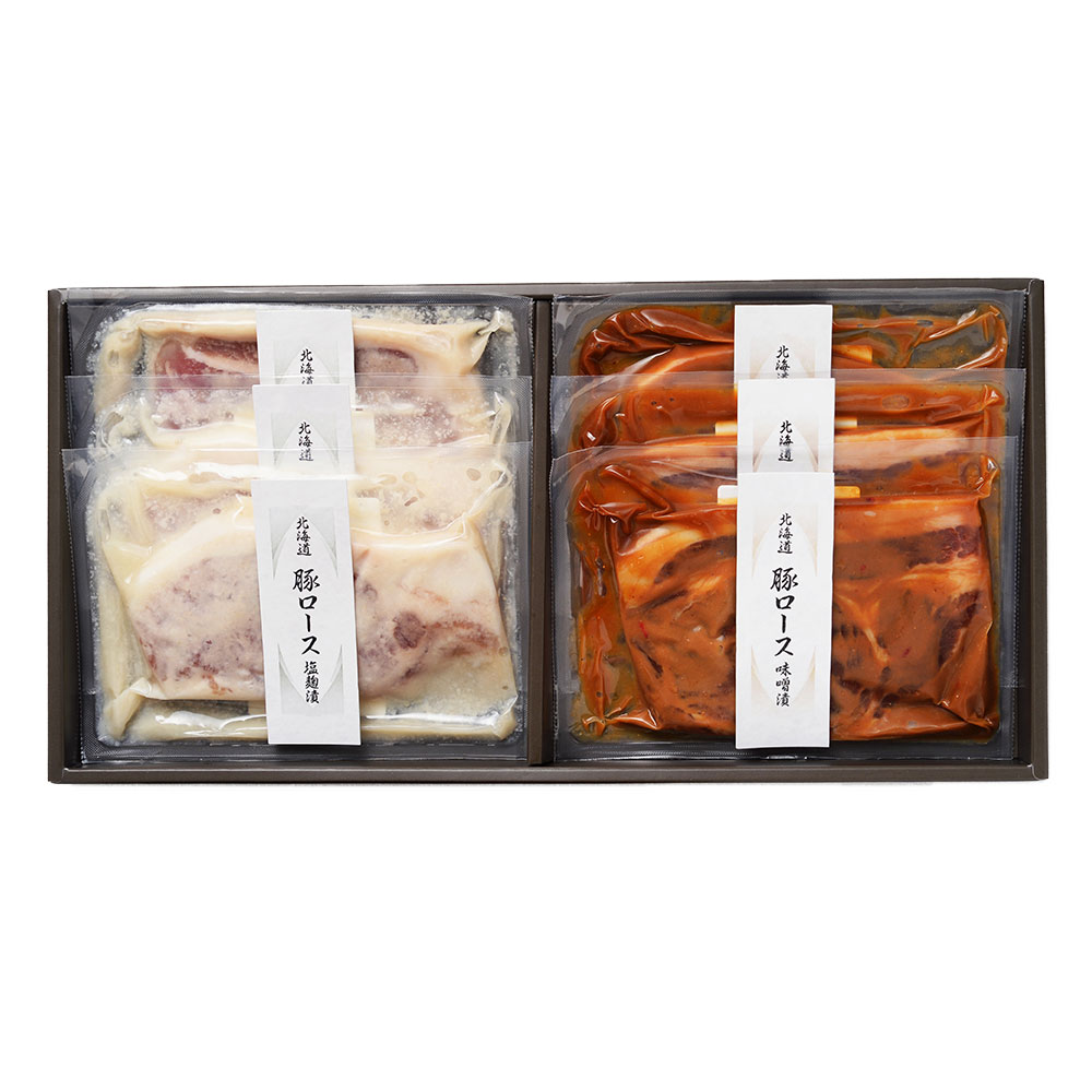 北海道産豚ロース味噌漬け・塩麹漬けセット【札幌バルナバフーズ】 - 画像 (2)