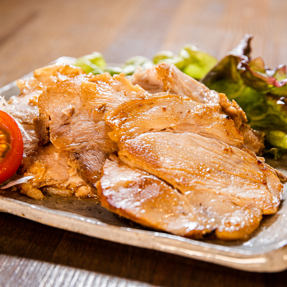 国産豚スライス焼豚130g×32個セット 個食 冷凍 焼豚丼 - 画像 (2)