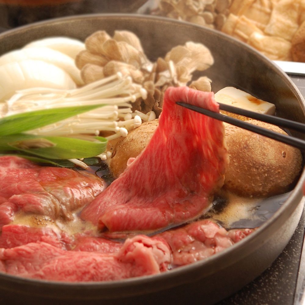 近江牛 すき焼き 700g 松喜屋 ロース モモ バラ肉 A4ランク以上 - 画像 (4)