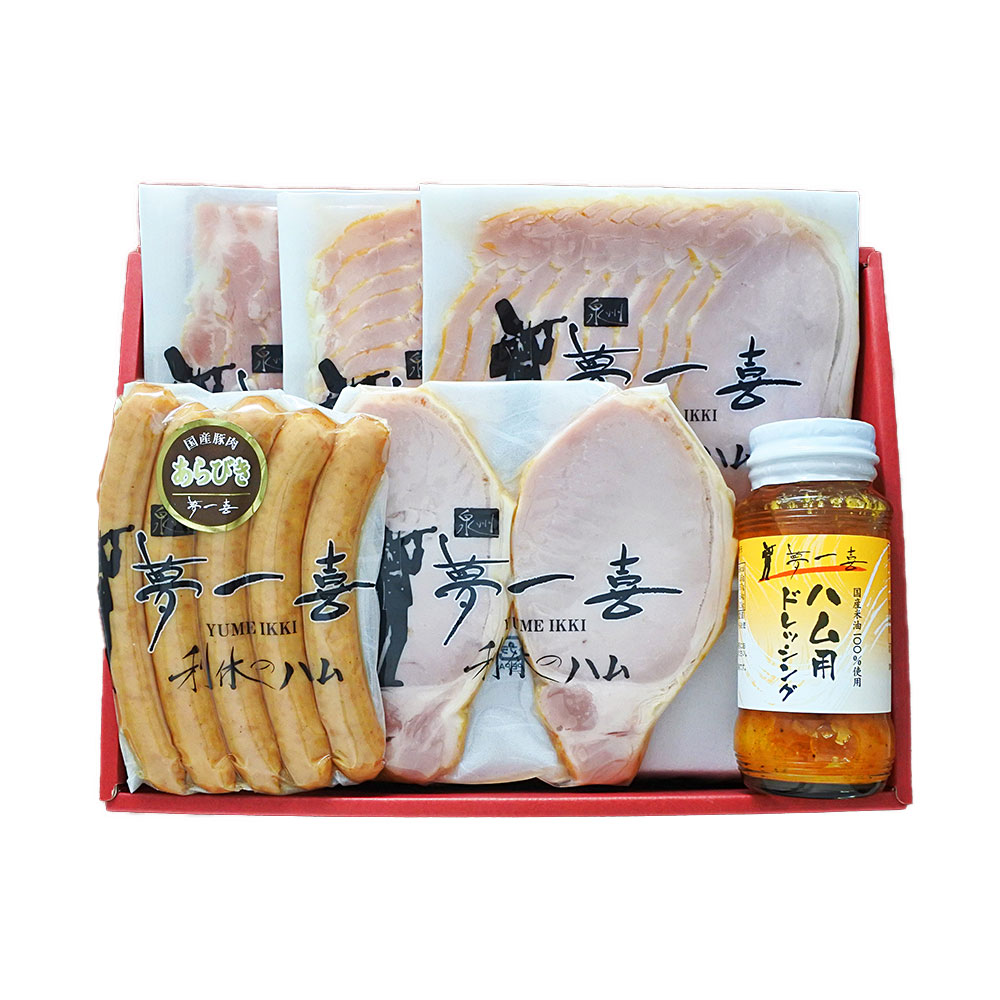 夢一喜 熟成ハム・ウインナー詰合せ 5種 大阪 ドイツ岩塩使用 - 画像 (2)
