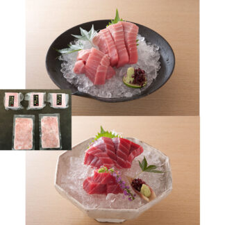 三浦三崎港直送 天然本まぐろ詰合せ 中トロ・赤身・すき身