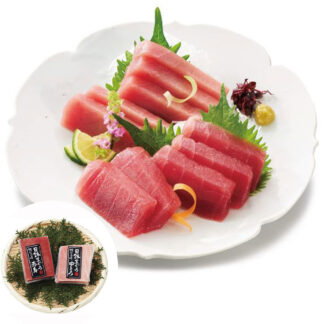 三浦三崎産 天然本まぐろ詰合せ 中トロ・赤身柵 各100g 産地直送