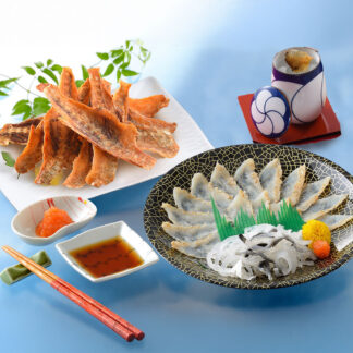 ふぐ晩酌セット 送料無料 真ふくたたき刺しとらふく皮付