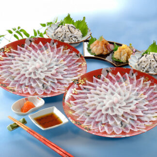 とらふく刺身・塩辛セット【関とら本店】ふぐ刺し てっさ