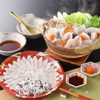 ふぐ刺身とふぐちりセット【関とら本店】