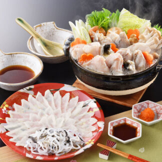 とらふぐ刺身＆ちり鍋セット【関とら本店】ふぐ グルメ ギフト