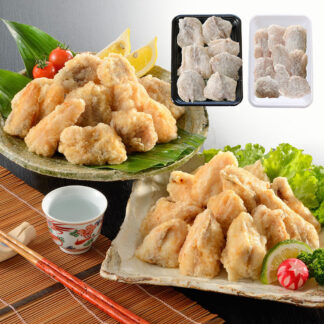 ふぐとあんこうの唐揚げセット 下関 関とら本店