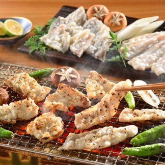 とらふく身皮炙りと焼ふく(塩麹たれ) ふぐ刺し・鍋セット