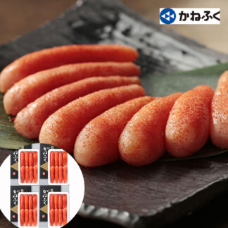 かねふく 無着色 辛子明太子 450g×4 冷凍便