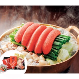 かねふく 築地ふく竹 明太もつ鍋セット 博多名物 国産牛もつ使用