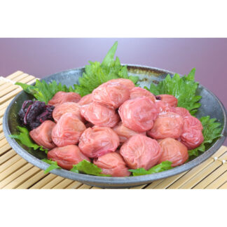 紀州南高梅 昔風味 しそ入 500g×2個 梅干し 塩分15% 個包装