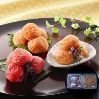紀州南高梅 梅干し 2種詰合せ 1kg×2 (昔風味＆うす塩味)