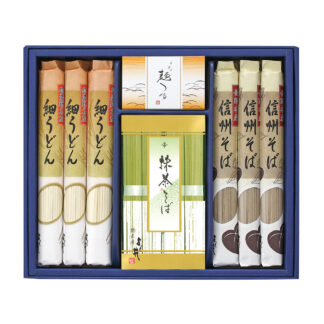 信州そば・細うどん・抹茶そばセット 詰め合わせ ギフト