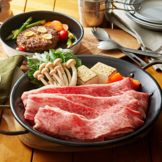 松阪牛&ハンバーグセット400g バラ すき焼き ギフト