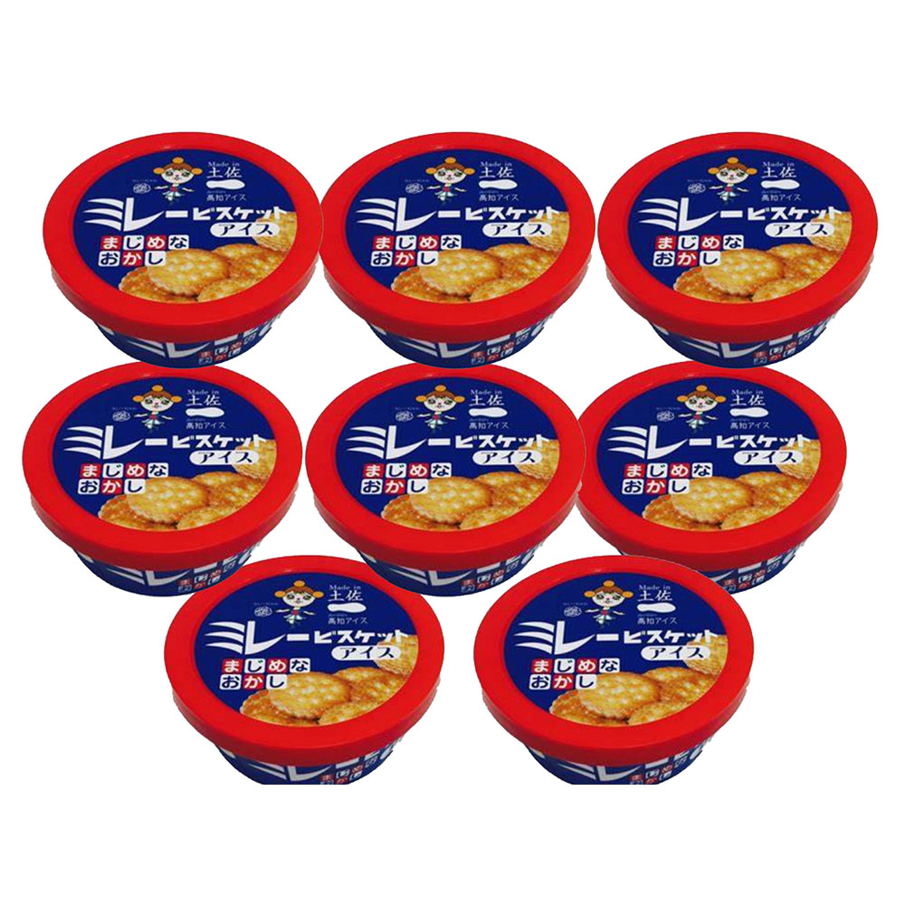 ミレービスケットアイス 100ml×8個 高知発 スイーツ ギフト - 画像 (2)