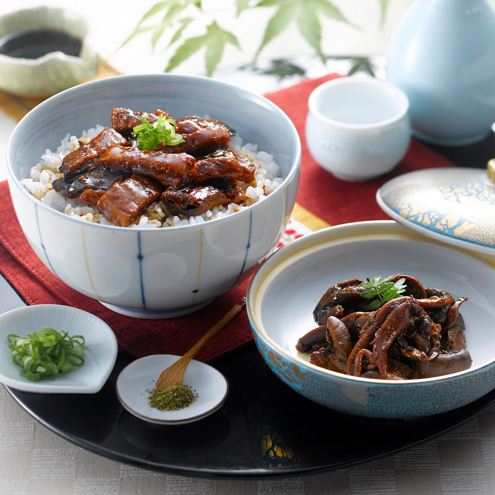 うなぎ割烹「一愼」うな丼の具セット きざみ鰻と肝煮 - 画像 (3)