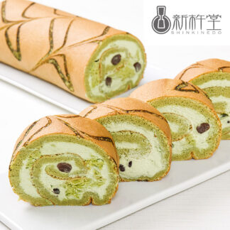 抹茶香るロールケーキ 2本セット【新杵堂】濃厚な宇治抹茶 ギフト