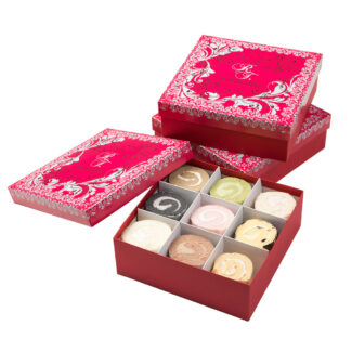 新杵堂 ロールケーキタワー 9種18個 ミニサイズ 冷凍 ギフト スイーツ